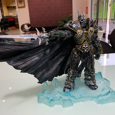 WOW Fall of The Lich King Arthas Menethil Figure Anime Figurine Famous Game Character Action Figure Collectible Toys Gift 9 inch ► Photo 1/6