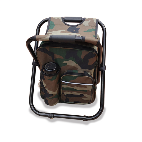 Multifunctional fishing tackle bag fishing chair backpack handbag outdoor camping storage bag ► Photo 1/6