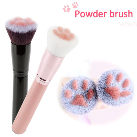 1PC Makeup Brushes Cat Claw Shap Soft Kawaii  Foundation Contour Powder Brush Cosmetic Makeup Brushes Beauty Tool Maquiagem ► Photo 1/6