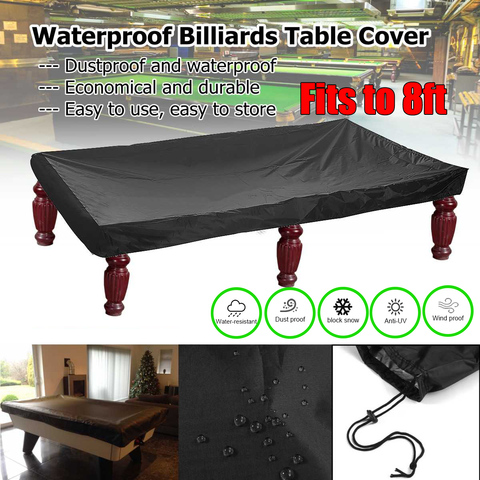 245*140*20CM PVC Table Billiard Cover feet Billiard tennis Table Cover R.ips Resistant Oxford Pool Table Billiard Cover ► Photo 1/6