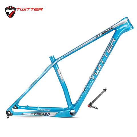 Storm2.0-Thru-Axle Mtb Carbon Frame 27.5er 29er XC Grave Mountain Bike Mtb Frames EPS Cable Internal Stoving Varnish 15 17 19 ► Photo 1/5