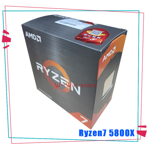 NEW AMD Ryzen 7 5800X R7 5800X 3.8 GHz Eight-Core sixteen-Thread 105W CPU Processor L3=32M 100-000000063 Socket AM4 no fan ► Photo 1/3
