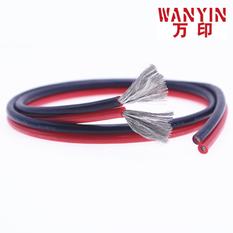 high quality extra soft Double parallelsilicone wire 24AWG 22 20 18 16 14 12awg high temperature resistance silicone cable ► Photo 1/6