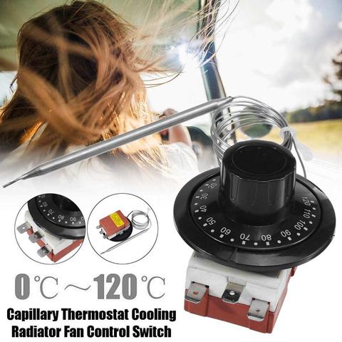 0-120 Degree Thermostat Cooling Fan Radiator Control Button for Car Engines ► Photo 1/6