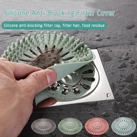 1PC Smell Proof Shower Floor Siphon Drain Cover Sink Strainer Bathroom Water Drain Filter Net Catcher Kitchen Sink Accessories ► Photo 1/6