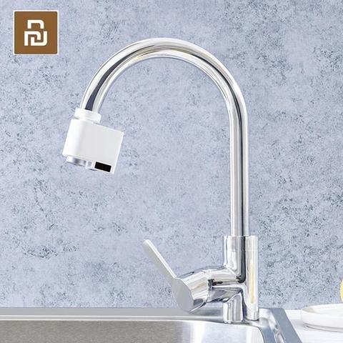 Youpin xiaoda Smart Sensor Faucet Infrared Sensor Automatic Water Saver Tap Anti-overflow Kitchen Bathroom Inductive Faucet ► Photo 1/6