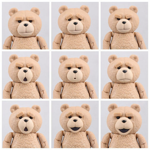 Assembly Ted Bear PVC Action Figures Collectible Model Hot Toy for Child the best Birthday Gift Toy with Original Box ► Photo 1/6