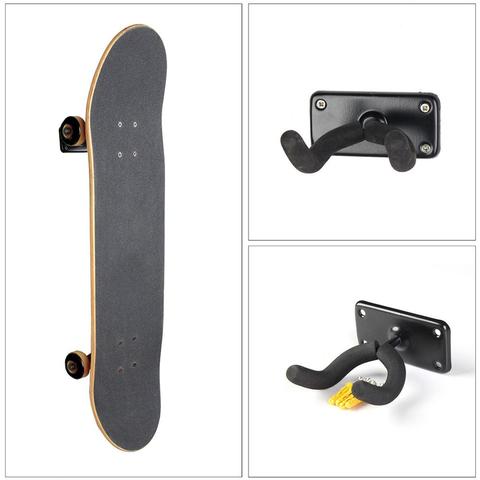 Durable Wall Mount Skateboard Deck Display Wall Mount Horizontal Hanger Rack Stable and Sturdy Longboard Storage Display Rack ► Photo 1/6