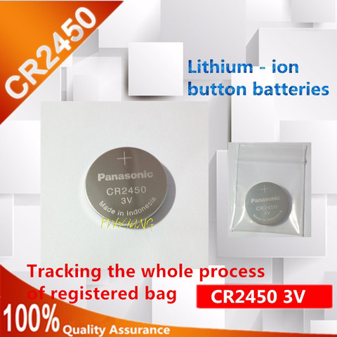 High quality new 4x 550MAH CR2450 3V Lithium Battery CR 2450 DL2450 Button Cell Batteries ► Photo 1/6