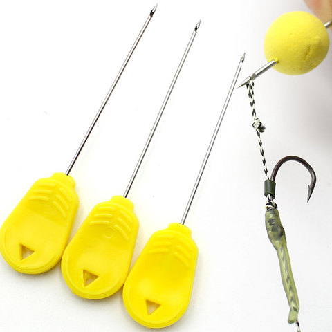 3PCS Carp Fishing Tackle Hair Rig Fishing Bait Needles Pop Up Boilies Carp Bait Drilling Tool For Fishing Lure baits Accessories ► Photo 1/6