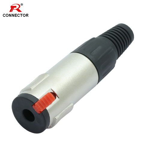 1PC Audio Jack 6.35mm Cable Connector, 1/4 inch Female 6.35mm Plug for Microphone/MIC ► Photo 1/6