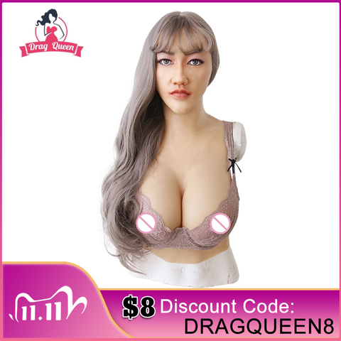 Push sad Deplete Silicone Mask With Cotton Breast Form Artificial Realistic Skin Sexy Mask  For Crossdresser Transgender Male Shemale Cosplay - Price history & Review  | AliExpress Seller - Drag Queen Official Store | Alitools.io