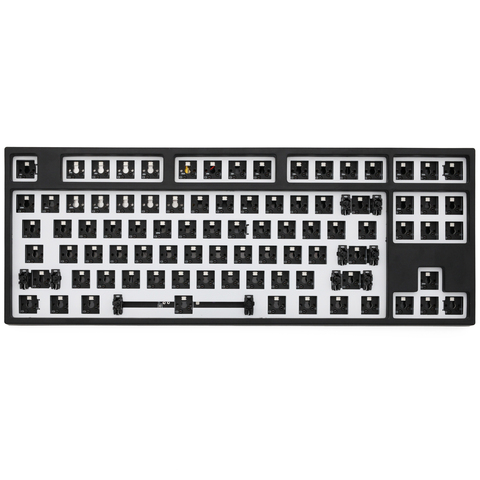 MKB87 87 key dual mode bluetooth Mechanical Keyboard kit 80% TKL hot swappable switch lighting effects RGB switch led type c ► Photo 1/6