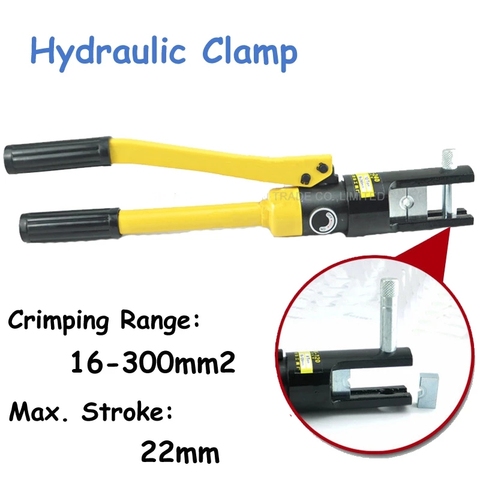 Hydraulic Crimping Tool 16-300mm2 Copper Aluminium Terminal Clamp Pressure Cable Lug Press Cable Terminal YQK-300 ► Photo 1/5