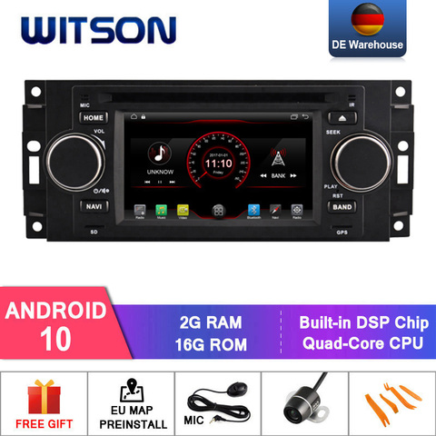 WITSON Android 10.0 CAR DVD SYSTEM for CHRYSLER 300C car dvd player with gps AUTO STEREO DAB/OBD/TPMS/DVR/Wifi/3G/4G support ► Photo 1/6