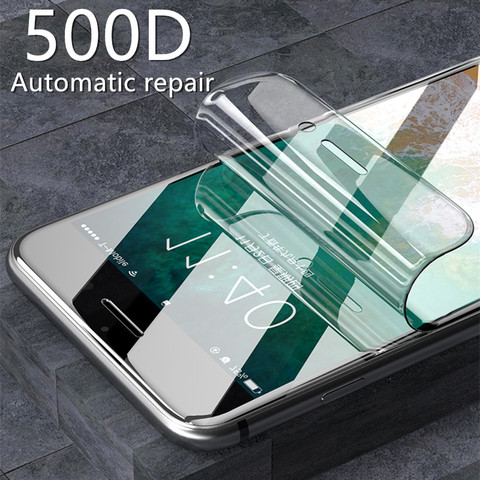 500D Not Glass Hydrogel Film For iPhone 7 8 Plus 6 6s Plus Screen Protector iPhone X XS XR XS Max 11 Pro 5S Soft Protective Film ► Photo 1/6