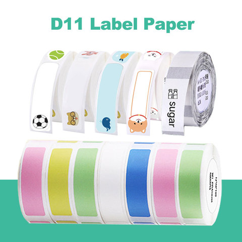 Niimbot Mini Label printer paper Printing Label Waterproof Anti-Oil Price Label Pure Color Scratch-Resistant Label Sticker Paper ► Photo 1/6