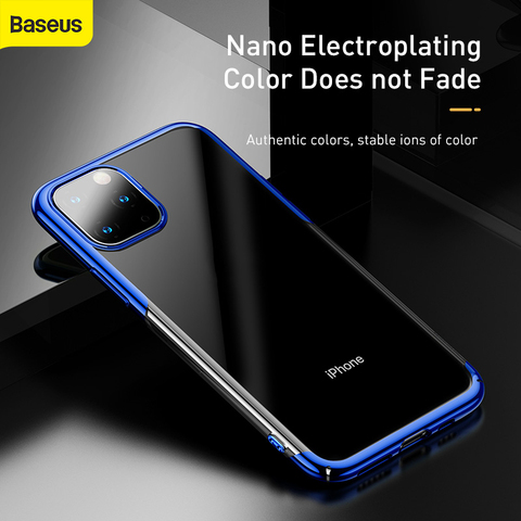Baseus Phone Case For iPhone X 11Full Protection Ultra Thin Hard PC Back Cover Case for iPhone 11 Pro Max Case ► Photo 1/6