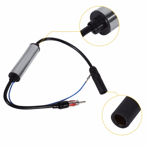 Car Antenna Plug Radio FM Inline Signal Amplifier Booster Extension Cable FM Antenna Signal Amplifier Antenna Signal Amplifier ► Photo 1/6