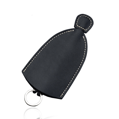 New Genuine Leather Keychain Wallet Men Women Car Key Bag Fashion Pull-Out Triangle Key Holder Organizer Pouch  2022 ► Photo 1/6
