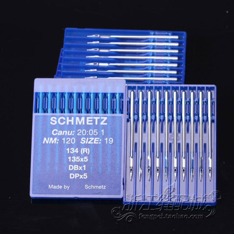 100PCS DPx5 16/90 Schmetz 135x5 DB*1 134(R) Industrial Sewing Machine Needles For Bottonhole Highhead Double Needle Machine ► Photo 1/6