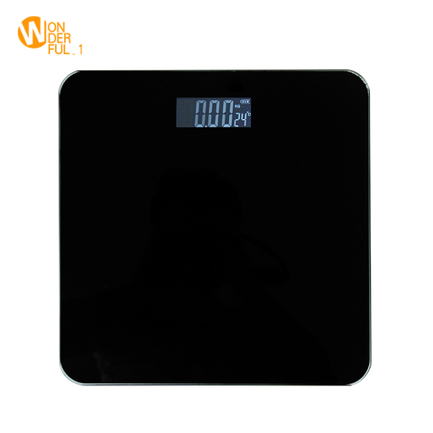 Home Digital Weight Scale Electronic Scales  LCD Display Body Weighing Body  Glass Scale ► Photo 1/4