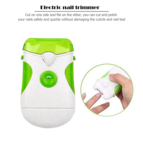 Automatic Nail Clippers Trimmer Cutter Electric Trimming Manicure File Toe Nail Clipper Nail Manicure Tool with Light ► Photo 1/6