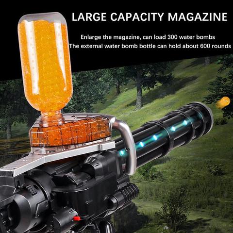 Electric Air Gun Gatling Boy Toy Military Weapon Gun Model  Water Bullet Air Soft Bullet Gun Firing Of Electric Air Guns 1665373 ► Photo 1/6