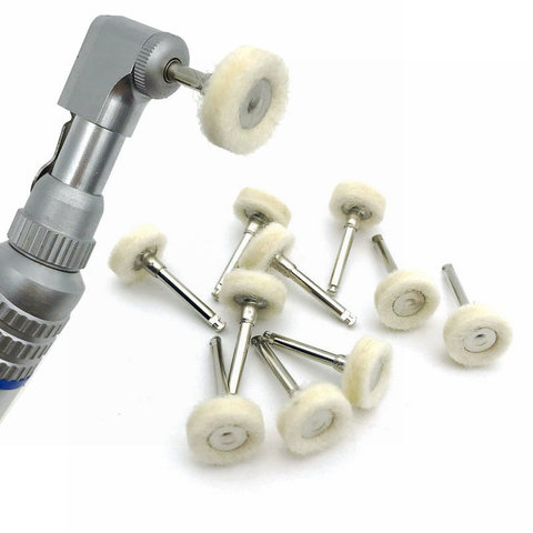 10pcs Dental Polishing Wheel Wool Cotton Polishing Brushes Polishers for Rotary Tools Jewelry Buffing 2.35mm Polishing Wheel ► Photo 1/6