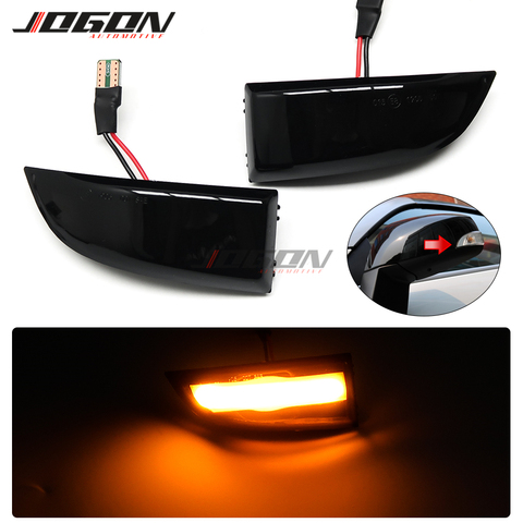 For Renault Megane MK3 Scenic Fluence Latitude Safrane LED Dynamic Turn Signals Side Mirror Sequential Blinker Indicator Light ► Photo 1/6