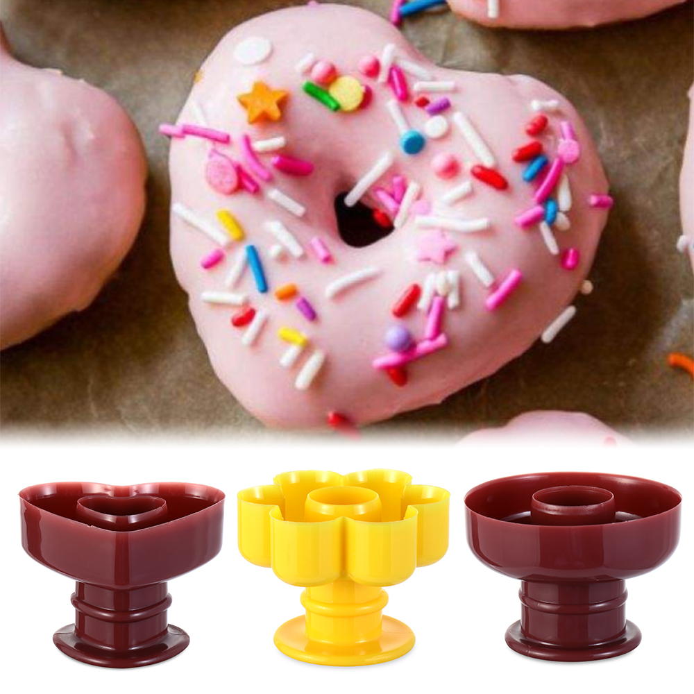 DIY Donut Mold Cake Bread Cutter Donuts Maker Decorating Tool Desserts Baking 