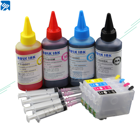 Refill ink kits 502XL 502 Refillable Ink Cartridge with ARC Chip for Epson XP-5100 XP-5105 WF-2865 WF-2860 printer ► Photo 1/5