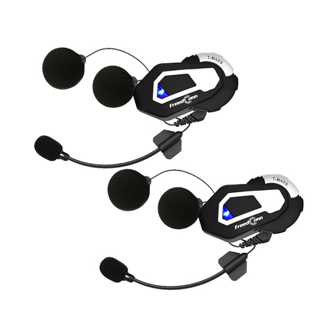 (Double Packing)FreedConn T-Max Motorcycle Group Talking System 1000M 6 Riders Buletooth Intercom Headset ► Photo 1/6