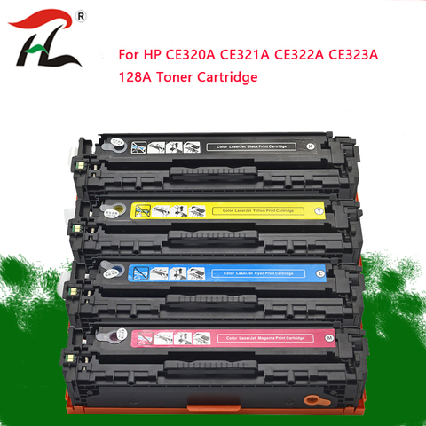 Compatible for HP CE320A CE321A CE322A CE323A 128A 320 321 322 323 Toner Cartridge  for HP laserjet CM1415 CM1415fn 1415 CP1525 ► Photo 1/4