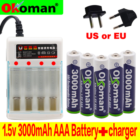Batterie rechargeable 3000mah 1.5v Aaa