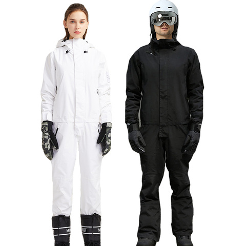 New Jumpsuit  Snowboard Waterproof Outerwear High Quality Mountain Snow  Men And Women Skiing Jackets +Pants Outdoor Ski Suits ► Photo 1/6