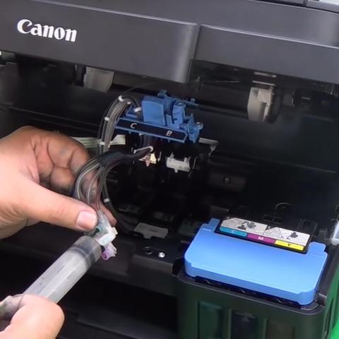 Printhead Clean Fluid Cleaning Liquid tool For Canon 590 GI590PGBK G 1501 2501 3501 4511 G1501 G2501 G3501 G4511 CISS Print head ► Photo 1/1