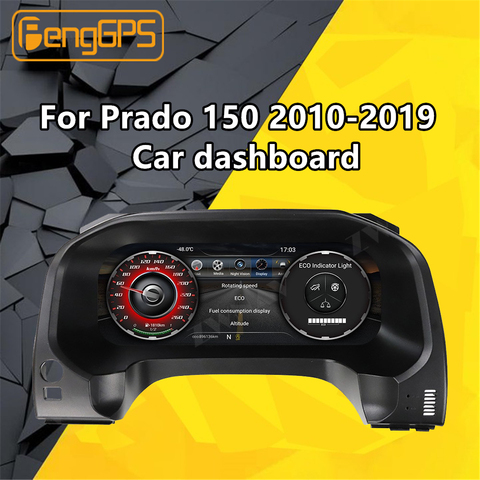 For Prado 150 Toyota Land Cruiser Dashboard Android Multimedia Player 2010 - 2022 Car Audio Stereo Head unit GPS Navigation ► Photo 1/6