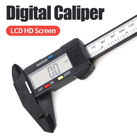 Plastic Digital Caliper 6 inch Electronic Vernier Caliper LCD Calliper Micrometer Digital Ruler Measuring Tool 150mm 0.1mm ► Photo 1/1
