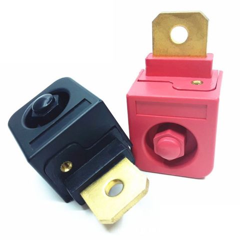 2 Pcs Connectors Terminals True Copper 300A Binding Post Inverter Terminal Power D08F ► Photo 1/6