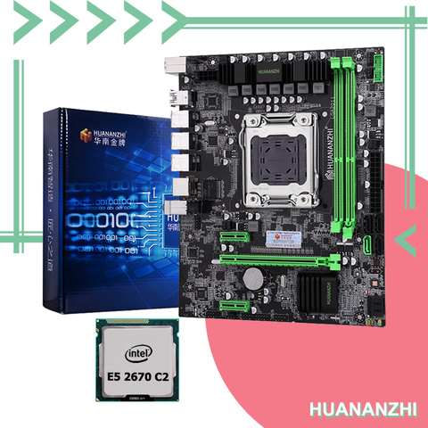 DIY PC Assembly Brand HUANANZHI X79 Motherboard CPU Intel Xeon E5 2670 C2 USB3.0 SATA3.0 Quality A+++ ► Photo 1/6