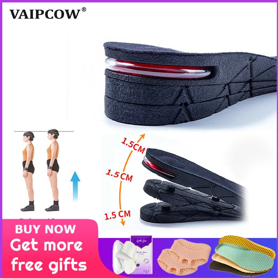 1.5-4.5cm Height Increase Insole Cushion Height Lift Adjustable Cut Shoe Heel Insert Taller Women Men Unisex Quality Foot Pads ► Photo 1/6