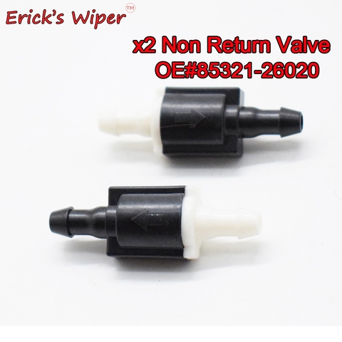 Erick's Wiper 2Pcs Windshield Wiper Washer Non Return Check Valve Glass For Toyota 4Runner Avalon Camry Highlander Prius ► Photo 1/6