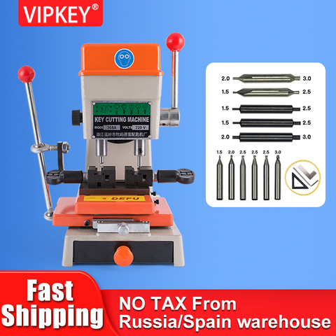 368A Key Duplicating Machine 180w Key Cutting Machine drill machine  to make car door keys locksmith tools ► Photo 1/6