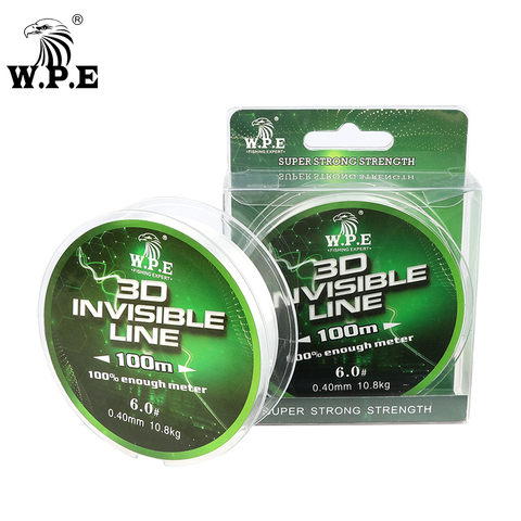 W.P.E Brand Nylon Line 100m/150m/300m/500m 0.23mm-0.60mm Strong Monofilament 3.8KG-22KG Carp Fishing Line  Japanese Material ► Photo 1/6