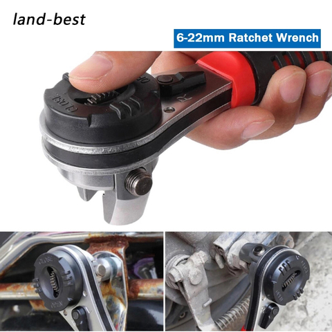 Multitool Key Adjustable Ratchet Spanners 6-22mm Wrenches Universal Wrench Tool for Car Repair Tools Quick Spanner ► Photo 1/6