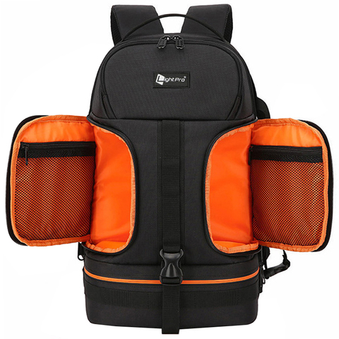 Video Waterproof Camera Shoulders Backpack w Reflector Stripe fit 15.6 inch Latptop Shockproof Soft Padded Tripod Case Photo Bag ► Photo 1/6