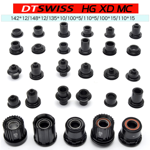 For DT SWISS freewheel dt240 350 370 caps MTB bike hub converter mountain bike hub end cap adapter QR or THRU cap adapter XD ► Photo 1/6