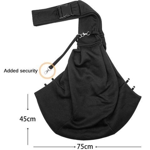 Pet Carrier Hand Free Sling Adjustable Padded Strap Tote Bag Breathable Shoulder Bag Front Pocket Belt Carrying Small Dog Cat ► Photo 1/6