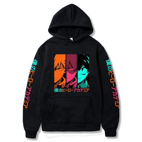 Harakuju My Hero Academia Printed Hooded Sweatshirt Casual Boku No Hero Academia Pullover Long Sleeve Hoodie ► Photo 1/6